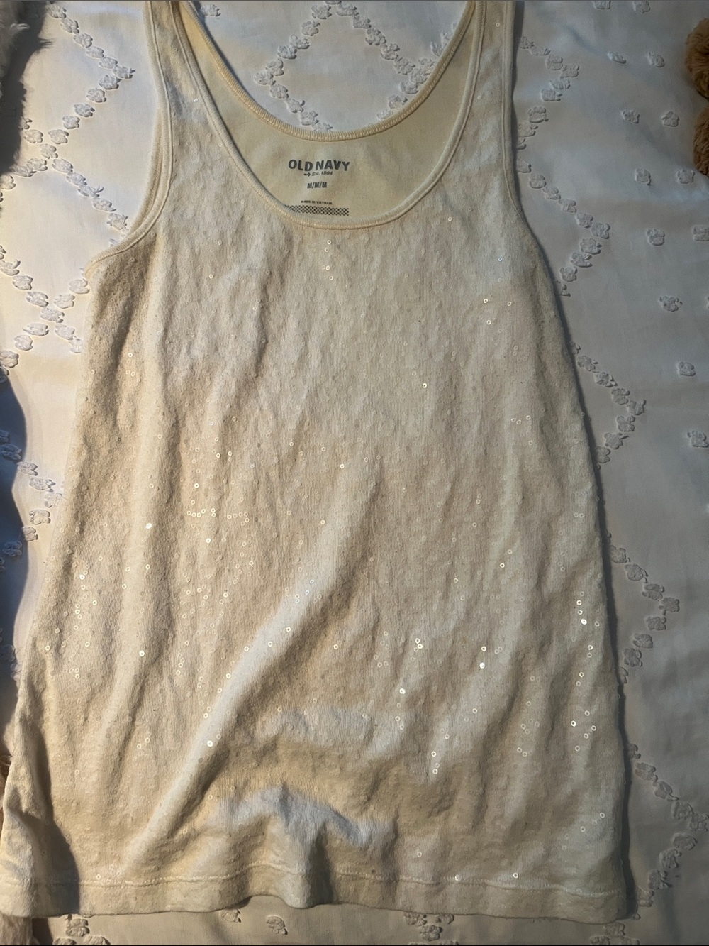 Old Navy Cream Tank Top